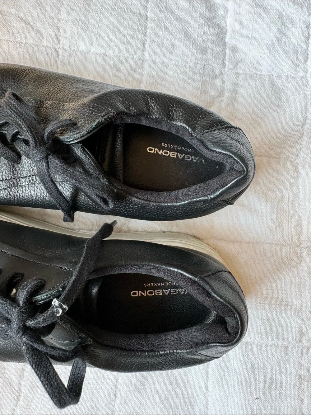 Vagabond Judy Sneakers Black Leather Platform Women’s 39